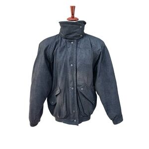 Vintage Womens Winter Skea Black
Faux Suede Ski Jacket Coat‎ Size 6 Made in USA